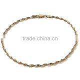 Stainless Steel Link Twisted Herringbone Anklet Bracelet Manufacturer & Factory & Supplier thumbnail-1