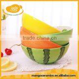 Creative Colorful Hand Painted Ceramic Fruit Bowl thumbnail-6