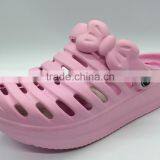 2015 Cute Bowknot Design Eva Clogs High Heels Platform Ladies Sandals Good Quality thumbnail-2