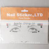 Custom New Fashion Party Face Rhinestone Tattoo Sticker Acrylic Makeup Self-adhesive Face Paint Sticker thumbnail-5