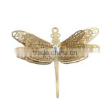 Fashion New Design Gemstone Dragonfly Jewelry Findings