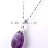 2016 Best Selling Purple Crystal Element Necklace for Sale thumbnail-3