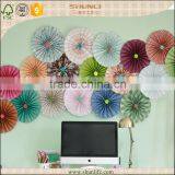 Home Decoration Fantasic Diy Paper Fan Pinwheel Decoration