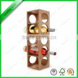 New Design 3 Bottle Bamboo Wine Glass Rack thumbnail-3