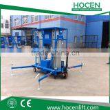 Aerial Working Platform Aluminum Alloy Hydraulic Electric Rising High Building Working Maintenance Lifter Platform