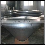 pressed steel tank end dished conical head in concrete mixing machine