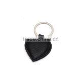 Red Black Heart Shaped Handmade Personalized Blank Leather Keyring /Leather Key Chain/Leather Keyfob thumbnail-1