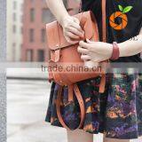 Vintage Backpack Leather / School Bag/ Rucksack/ Outdoor Travel Backpack thumbnail-5
