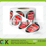 Plastic Printing Packaging Roll Sticker Label
