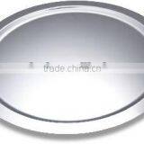 18-10 Stainless Steel Round Mirror Finish Tray