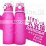 Foldable Silicone Sport Water Bottle Running Hiking Bottle 1L thumbnail-3