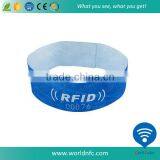 ISO14443A Disposable Paper NTAG216 NFC Wristbands Rifd Bracelet thumbnail-1