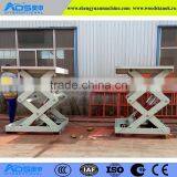 Hydraulic Stationary Scissor Goods Lifter For Warehouse Working thumbnail-2