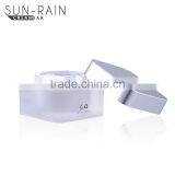 High Quality China Made Square Small Clear Lotion Face Cosmetics Cream Empty Jar thumbnail-3
