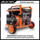 BS6500E 5.0 5.5KW Single Phase Electric Start Gasoline Generator thumbnail-2