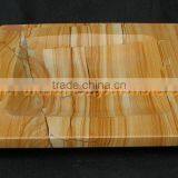 TEAKWOOD BLACK ZEBRA MARBLE BOWLS thumbnail-2