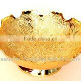 Gold Plated Bowl Gift Item Beautiful Kitchen Accessory Brass Gold Plated Bowls thumbnail-2