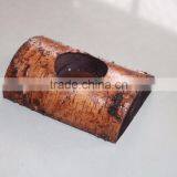 2016 New Style Cheap Wood Chunk Wooden Candlestick for Wedding thumbnail-1