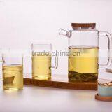Haonai Top Quality Tea Glass Mug Whith Teapot Available ,drinking Glass Mug,coffee Glass Mug thumbnail-1
