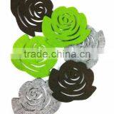 #14061716 New Style Rose Felt Coaster Mat, High Quality thumbnail-1