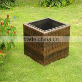 Patio Aluminum Outdoor Furniture Rattan Flower Pots