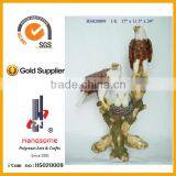 Hot-Selling Resin Populr Custom life size eagle resin animal figurines home deco