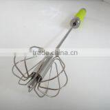RH-W1 Stainless Steel Automatic Kitchen Rotating Egg Whisk Egg Beater thumbnail-2