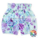2016 Newborn Baby Girl Clothes Sweet Floral Print High Wasit Candy Bubble Summer Shorts thumbnail-2