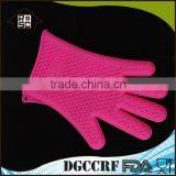 NBRSC Strict Quality Checked Healthy and Protective Silicone Oven Gloves With Fingers Oven Mitt Kitchen Glove thumbnail-2