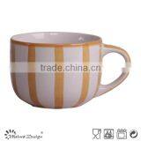 14OZ Hand-painted Stoneware Coffee Mug thumbnail-3