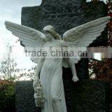 Garden Sculpture Art Large Marble Angel Statues thumbnail-1