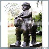 Modern Bronze Children Garden Sculptures thumbnail-1