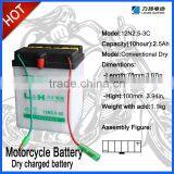 12N2.5ah Motorcycle/Electric Scooter Battery 12V thumbnail-1