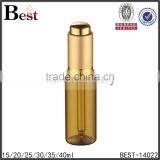 Cosmetic 20ml 30ml Essential Oil Glass Fragrance Perfume Bottle Amber Golden Aluminum Metal Pump Bottle Perfume Glass thumbnail-3
