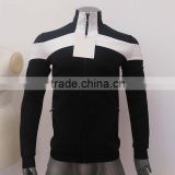 Wholesale Custom High Quality Polyester Spandex Gym Clothing Zipper Jacket For Men