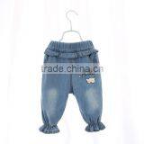 New Design Jeans Girls With Ruffles Bottom thumbnail-1