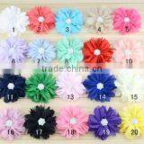 Wholesale Polyester Handmade DIY Satin Ribbon Flowers for Wedding Bridal Hand Bouquet Corsag Garment Accessories thumbnail-1