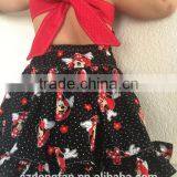 Wholesale Girl Boutique Clothes Summer Sleeveless 2 Years Old Baby Girl Ruffle Dress thumbnail-6