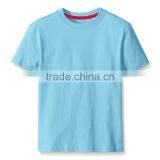 China Wholesale New Style Round Neck Kids 100% Pima Cotton Blank T-shirt thumbnail-3