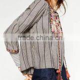 Runwaylover EY1068C Europe Style 2017 Ladies Fashion Embroidery Jacket Coats thumbnail-3