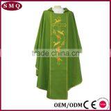 Wholesale High Quality Wheat Grape Embroidery Religious Chasuble thumbnail-2