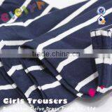 Cute Yarn-dyed Striped Girl Leggings thumbnail-2