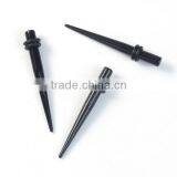 3mm Acrylic Ear Stretcher Expander Tapers Black Ear Taper Expander thumbnail-3