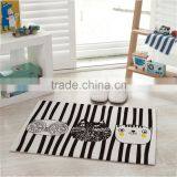 Fashion Design Home Bedroom Bathroom Flannel Floor Carpets Funny Cat Pattern Anti-Slip Floor Mat Carpet 5 Sizes Optional thumbnail-2