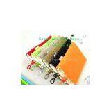 Double Side Drawstring Green Flannel Bags thumbnail-1