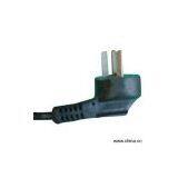 Sell Israeli Three-Pin Bent Plug With Power Cable thumbnail-1