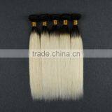 Factory Wholesale Price Two Tone Ombre Colored Hair Weave Bundles thumbnail-1
