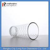 LongRun 16oz Ripple Pattern Glass Beer Pint Glasses thumbnail-2