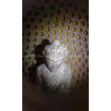 MARBLE BUDDHA STATUE CALM BLESSING HANDMADE ARTS AND CRAFTS FOR GIFT HOME DECOR thumbnail-3