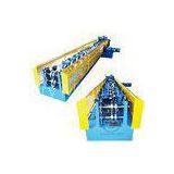 7.5Kw Hydraulic CZ Purlin Roll Forming Machine 3 Ton Passive Decoiler in Yellow and Blue